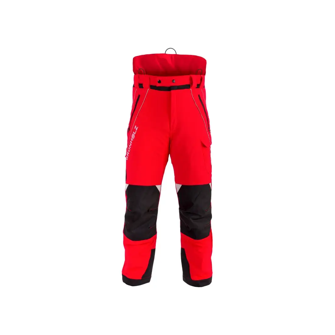 GRÜNHOLZ - Schnittschutzhose PRO³FLEX Klasse 1 rot/anthrazit